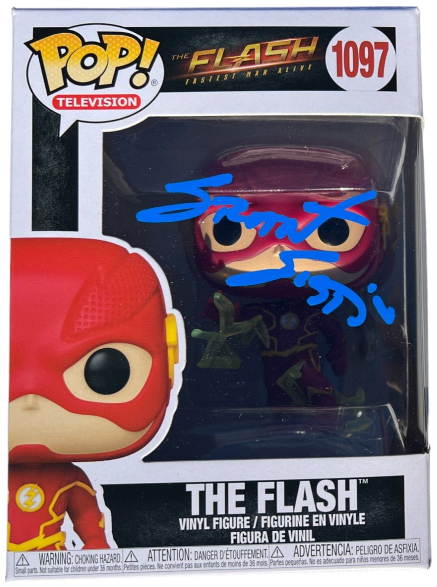 GRANT GUSTIN SIGNED AUTOGRAPHED FUNKO POP VINYL THE FLASH 1097