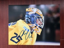 Team Sweden Jacob Markstrom Signed Autographed 11x14 Photo COA