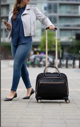 SAMSONITE  Mobile Solutions Office Softside Carry-On Spinner Bag Black