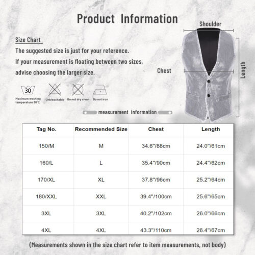 Mens Womens Sparkling Sequin Vest Waistcoat Sleeveless Button Jacket Clubwear - Picture 64 of 99