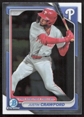 2024 Bowman - Chrome Prospects Justin Crawford #BCP-17 (RC)