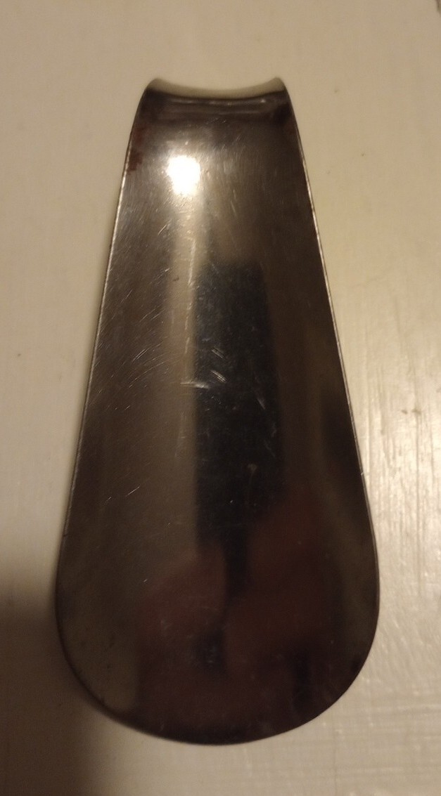 4 Vintage Antique Metal Shoe Horns JC Penney, Sears, Dr.Scholl's 1