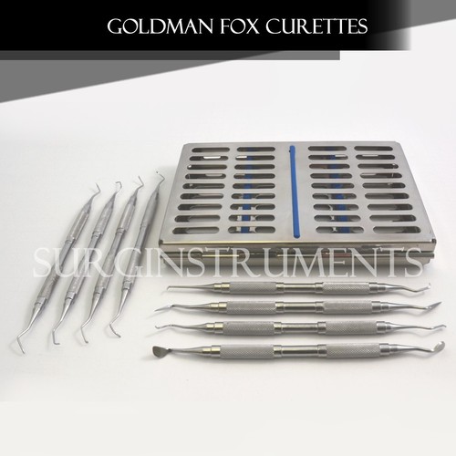 Set 8 Strumenti Dentali: Curette E Scaler Goldman-Fox – Nuovi, Marca MD