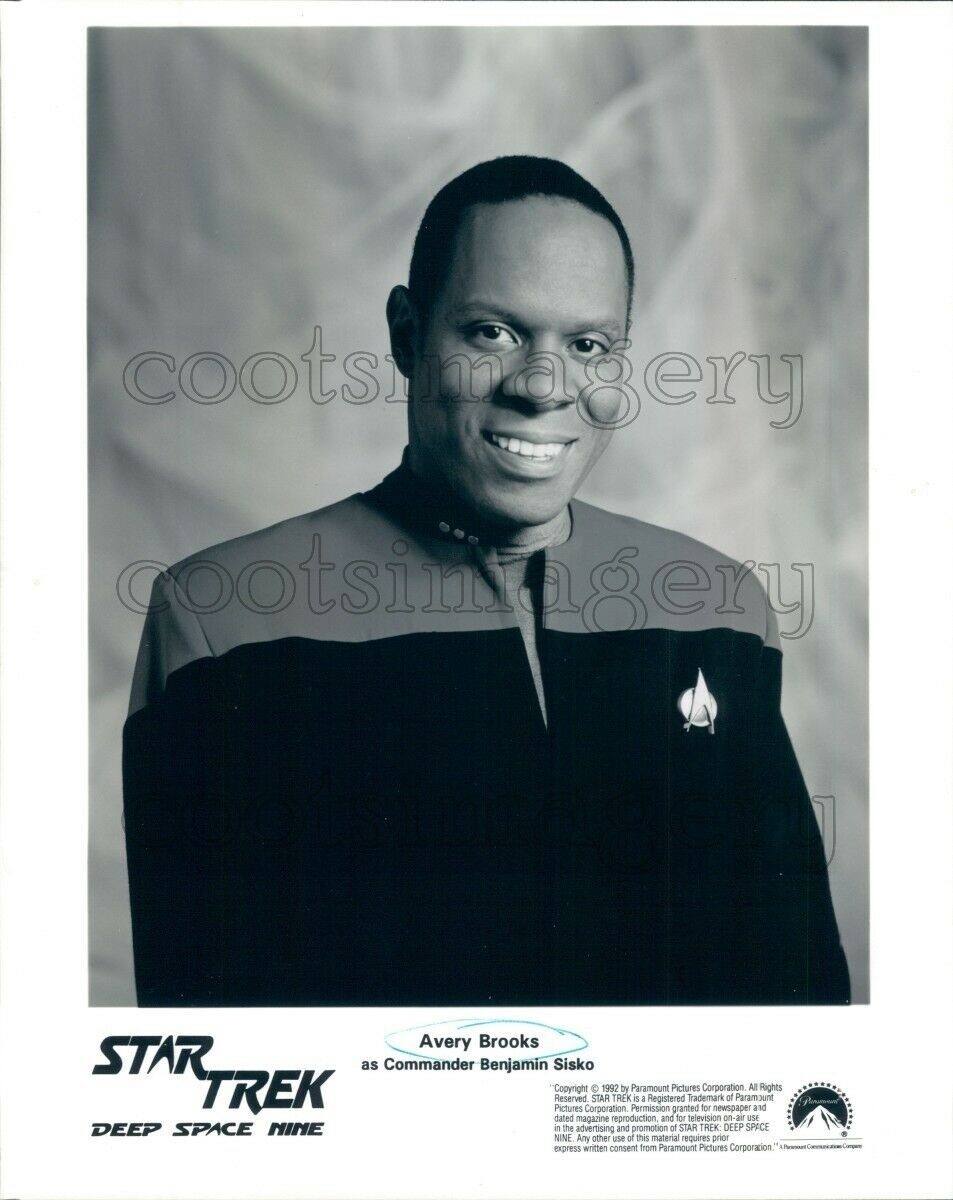 1994 Press Photo Avery Brooks Commander Benjamin Sisko Star Trek