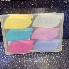 V-TOP Silicone Toothbrush Case Covers Pack of 6, Great for 6 Piece Assortment