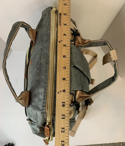 Diaper bag backpack Large Baby Tote Travel Pack Water Resistant Purse Multi Use - Picture 6 of 12
