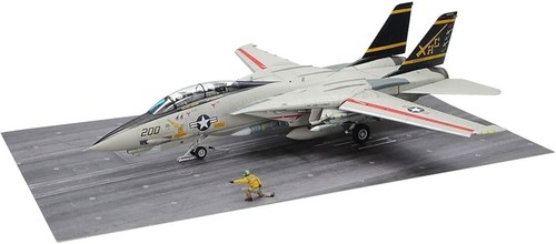 TAMIYA 1/48 No.122 GRUMMAN F-14A TOMCAT LATE MODEL CARRIER LAUNCH SET Kit 61122 - 第 1/7 張圖片
