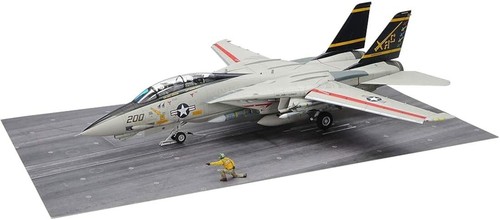 TAMIYA 1/48 No.122 GRUMMAN F-14A TOMCAT LATE MODEL CARRIER LAUNCH SET Kit 61122 - Picture 1 of 7