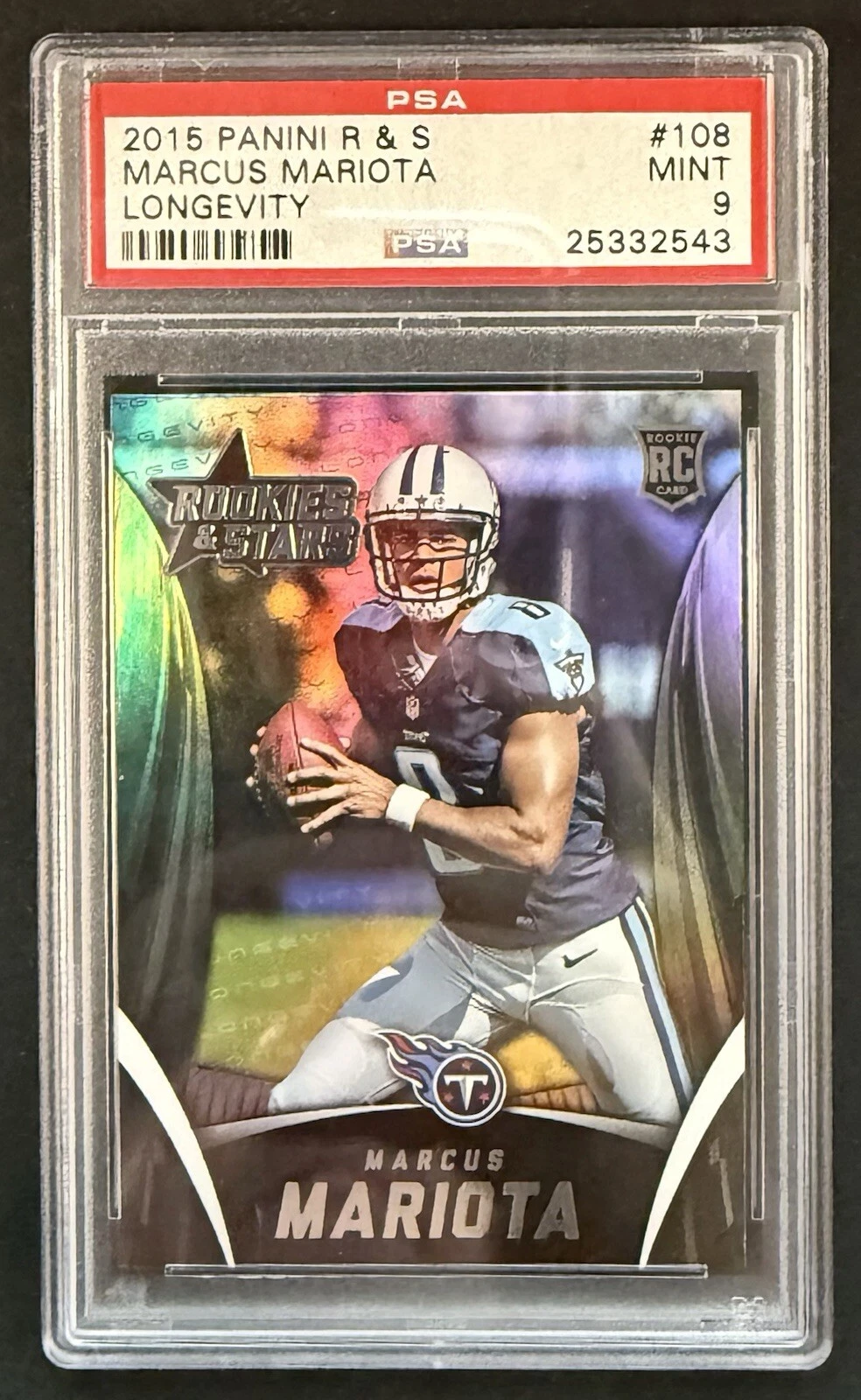 Marcus Mariota Panini Rookies & Stars #108 Longevity