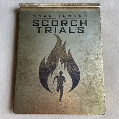 Maze Runner 2 Scorch Trials (Blu-ray & DVD & Digital STEELBOOK + J-Card & Comic)