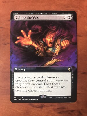 Call to the Void Extended Borderless MTG Magic the Gathering Card NM Mint CLB