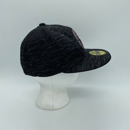 New Era 59Fifty Inter Miami MLS Fitted Hat Cap Solid Black Logo Size 7 - Picture 4 of 6