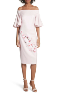 ted baker pink flower dress