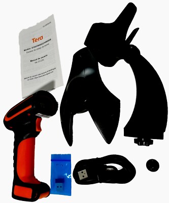 Tera Pro (Extreme Performance) Industrial Wireless Barcode Scanner 2D QR 1D 8100