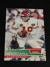 1995 Skybox Impact JOE MONTANA #72 football card ~ Kansas City Chiefs ~ F1