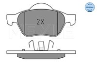 Meyle 025 232 1518 Brake Pad Set, Disc Brake For Renault