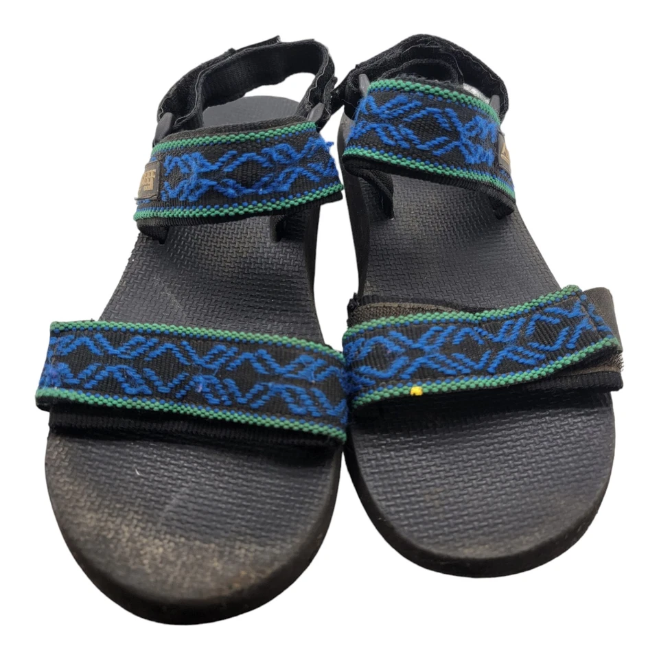 Zapatos Reef Niños Talla 6 Sandalias de Agua Ajustables Negras Hechas en Brasil Foto 2 de 4