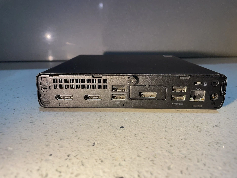 HP EliteDesk 705 G4 DM 35W Mini | AMD Ryzen 5 Pro 2400GE, 8GB RAM, 128GB SSD +PS - Image 4 of 4