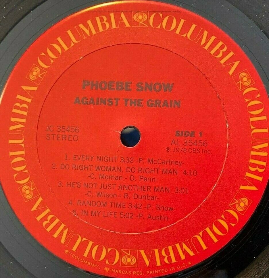 PHOEBE SNOW - Against The Grain ~ CBS 35456 {nm orig} w/Khan