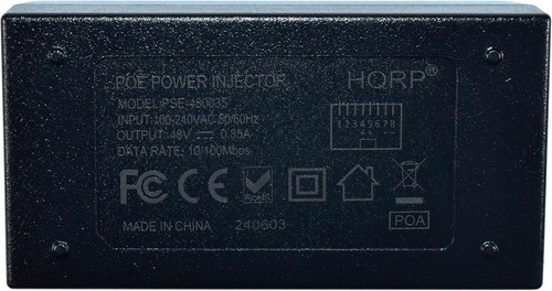 HQRP 48V Poe Injektor Adapter Netzteil 10/100Mbps Ieee 802.3af für Cisco IP - Bild 7 von 8