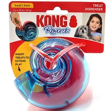 Kong Rewards Shell Treat Dispensing Slow Feeder Durable Bouncy Dog Toy 4.5"