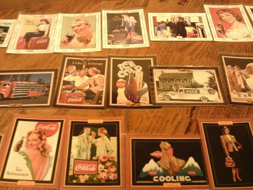 Coca-Cola 28 Collector's Card Lot~USED - Picture 2 of 4