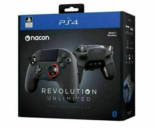  NACON Revolution 5 Pro Officially Licensed PlayStation Wireless  Gaming Controller for PS5 / PS4 / PC - Hall Effect, Trigger Stops, Mappable  Buttons, Bluetooth Audio - Black/White : Video Games