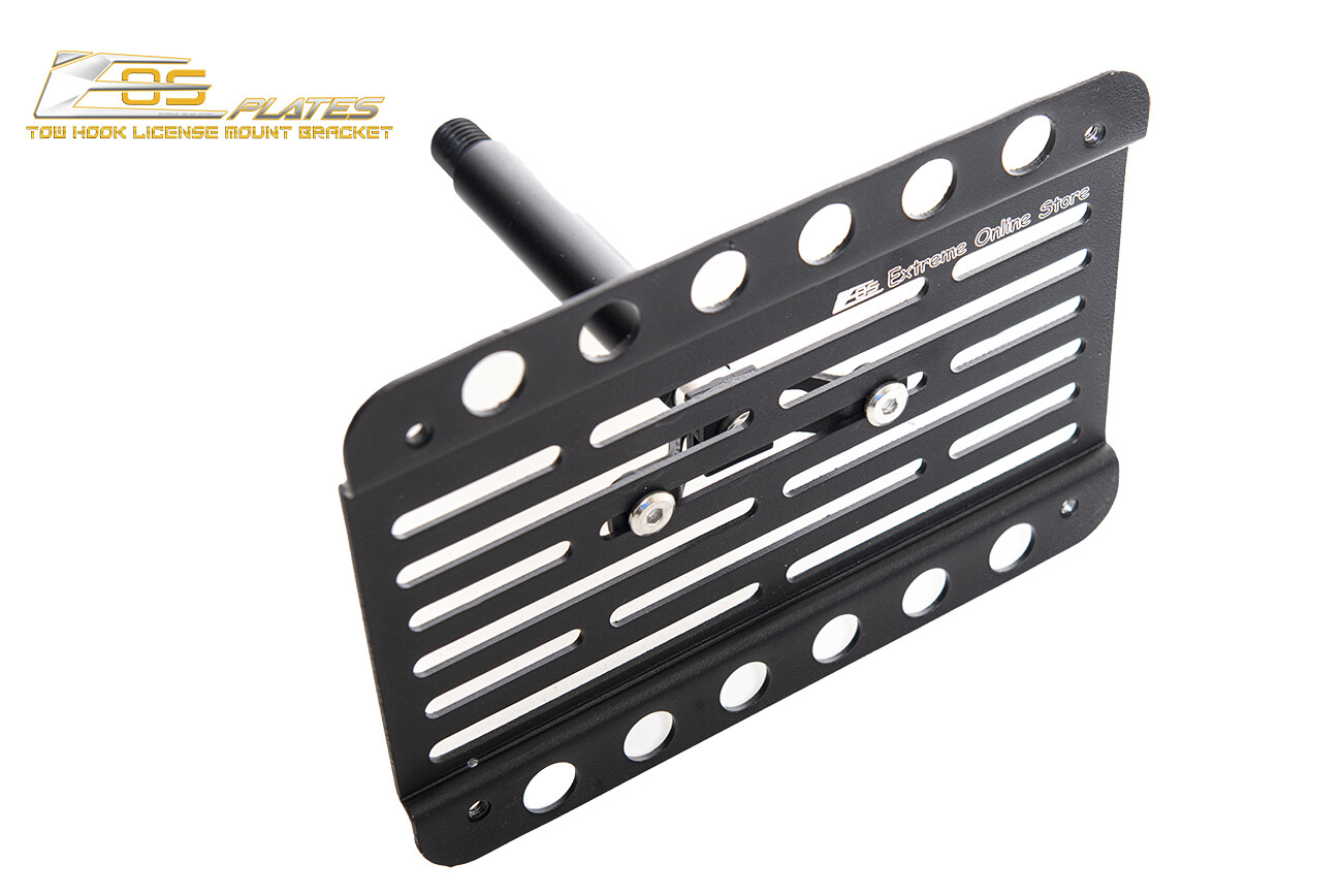 EOS Plate For 12-14 Mclaren 12C W/ PDC Tow Hook License Mount & Lowering Bracket