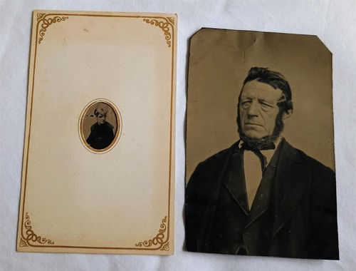 Lotto foto d'epoca Tintype, CDV, cianotipo, cartolina RPPC, snapshot ecc antiche - Foto 9 di 12