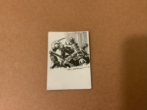 MTG Magic Nantuko Husk FOIL Sketched Signed Artist Proof ORI Carl Critchlow #SS - 第 2/2 張圖片