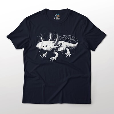 Axolotl Monochrome Cute Art Style Aesthetic Graphic T-Shirt
