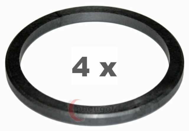 4 Zentrierringe für Alufelgen 79.50 mm auf 66.60 mm Kunststoff (79 50/66 60)