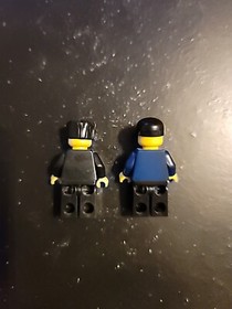 Lego World City Police Minifigures From 7032 Rescue Police And Undercover Van