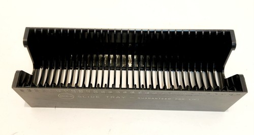 Vintage TDC Mico Slide Tray for 2x2 Slides - Clear Cover - Holds 30 Slides - USA - Picture 4 of 8
