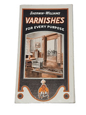 1930s Sherwin-Williams Brochure Varnishes For every Purpose Minty RRP 494