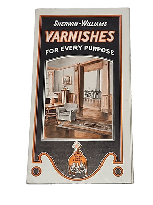 1930s Sherwin-Williams Brochure Varnishes For every Purpose Minty  RRP 494