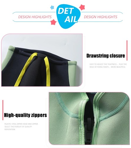 Two-Piece Neoprene Swimsuit for Kids, Professional Swimwear for Boys and Girls - Picture 18 of 21