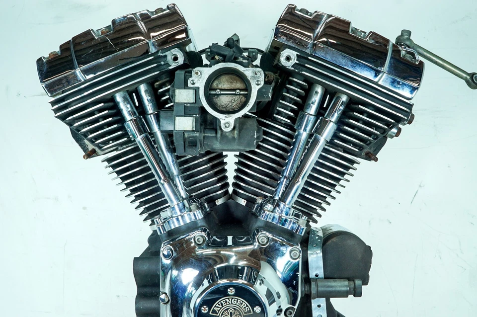 09 Harley Road Glide Touring FLTR EFI Twin Cam 96 Engine Motor 19261-09 55K 1306 - Image 4 of 4