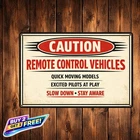 Classic Car Warning Retro Tin Sign Vintage Garage Wall Art
