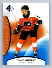 2025-26 SP #46 Travis Konecny Philadelphia Flyers Blue Parallel