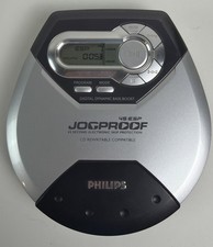 Philips Jogproof Portable CD Player 45 ESP CD Rewritable Tested  Works Vintage
