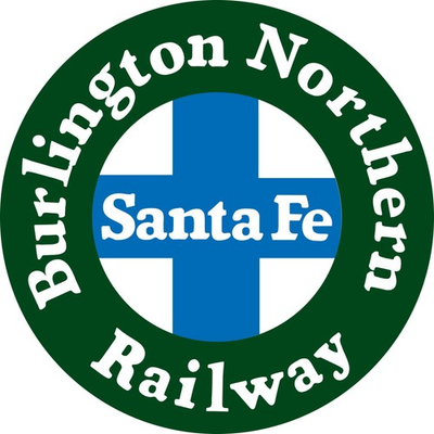 #ad #ad Burlington Northern Santa Fe Railway BNSF Die Cut Laminated Vinyl Sticker Decal $19.99