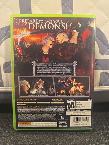 CIB DEVIL MAY CRY 4 MICROSOFT XBOX 360 VIDEO GAME COMPLETE IN BOX - Picture 2 of 8