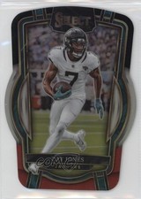 2022 Panini Select Club Level Black & Red Prizm Die-Cut Zay Jones #256 0fp5