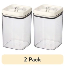 13.8 Cup Flip-Tite® Square Food Storage Canister, Pack of 4