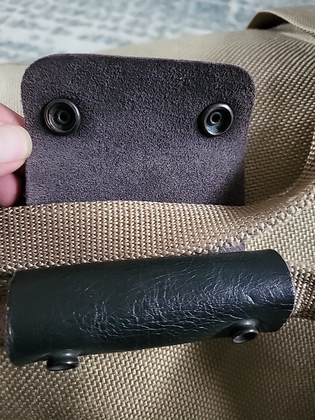 L. L. Bean  Heavy Canvas & Leather Duffle Travel Bag 