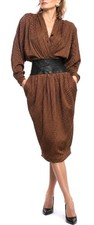 Francesca of Damon Silk Wrap Power Dress Sz 1...