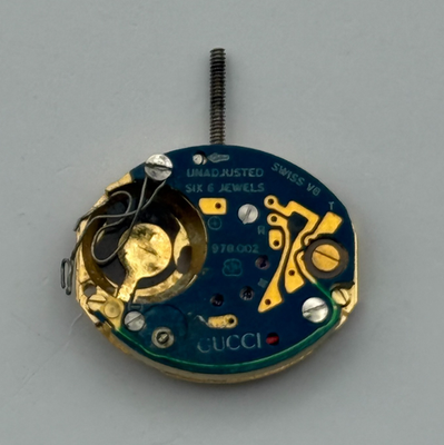 ETA 978.002 Watch Movement Quartz Gucci Swiss 6 Jewels Parts