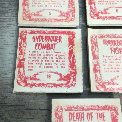 Lot of 5 Universal Pictures 1963 Topps Monster Flip Books - Picture 4 of 17