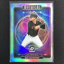 2021 Donruss Optic MIKE YASTRZEMSKI Mythical Holo Silver #24